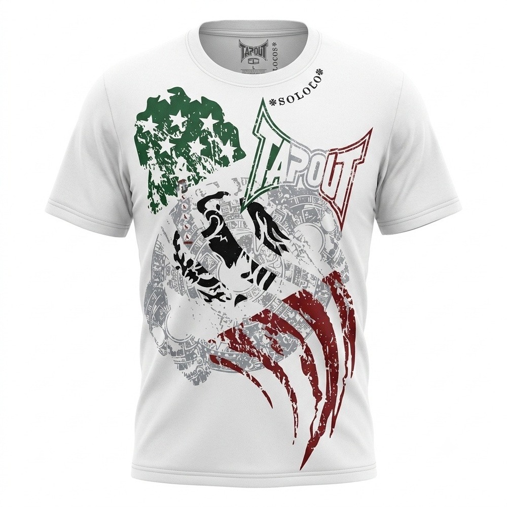 Vintage Tapout MMA T-Shirt NWT 2000s Y2K Eagle‎ Aztec Graphic Deadstock Rare L